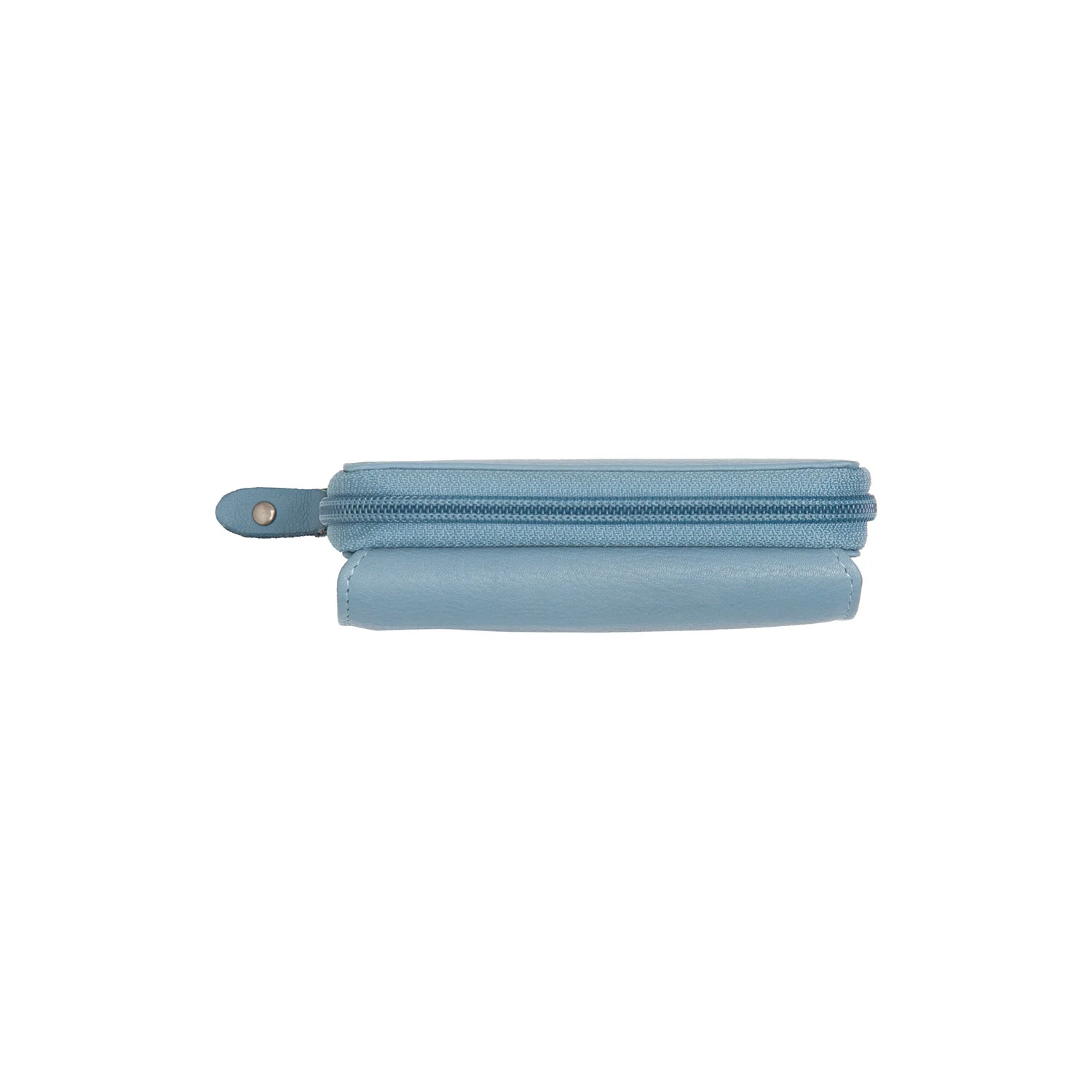 Leather Wallet Sky Blue Zelan - Image 5
