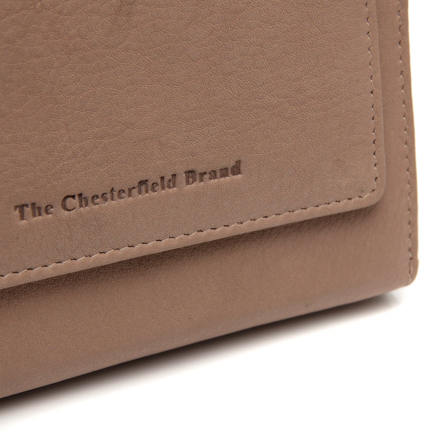Leather Wallet Taupe Orveta - Image 2