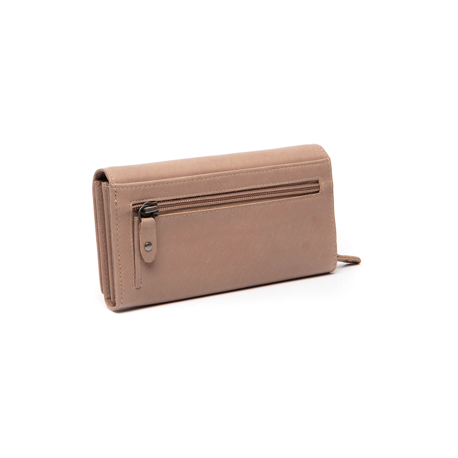 Leather Wallet Taupe Valetta - Image 8