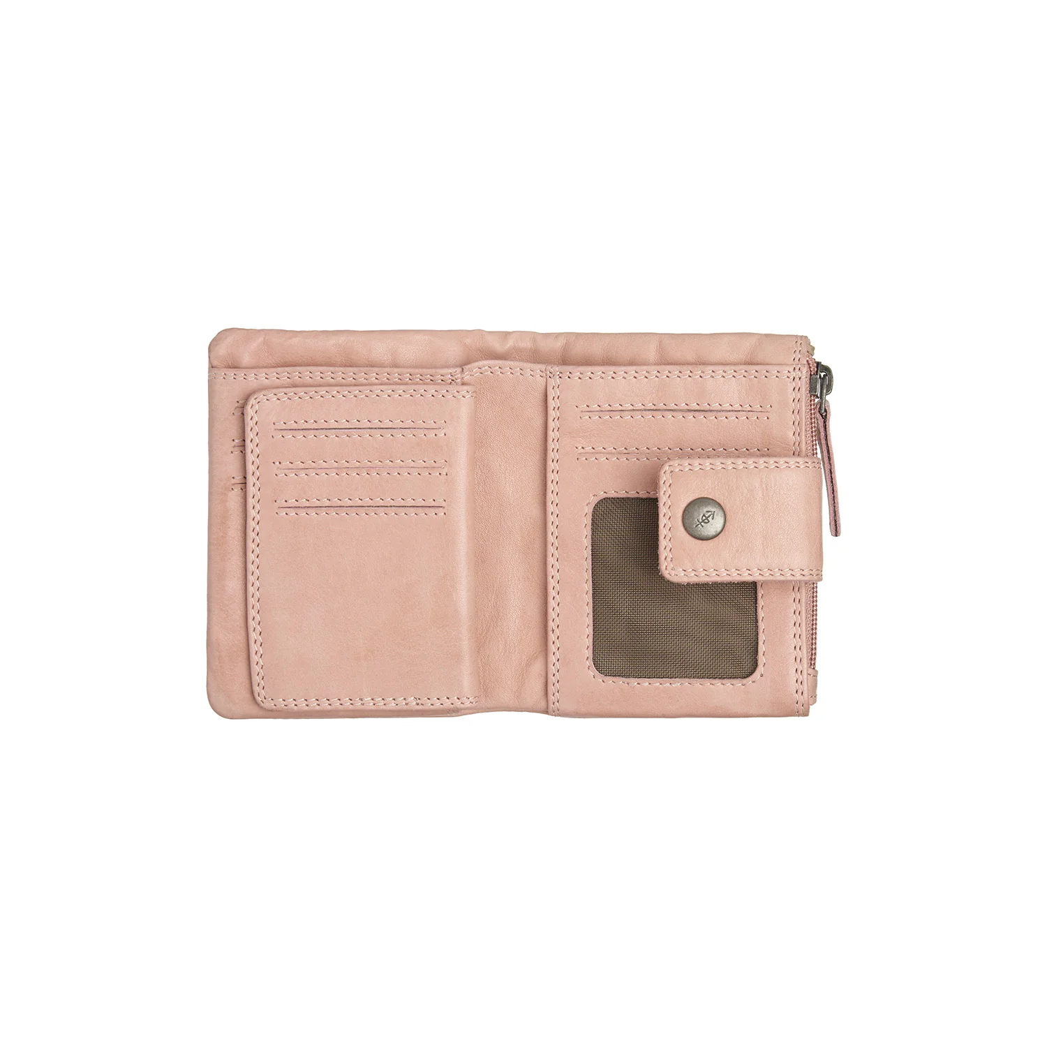 Leather Wallet Vintage Rose Mavona - Image 3