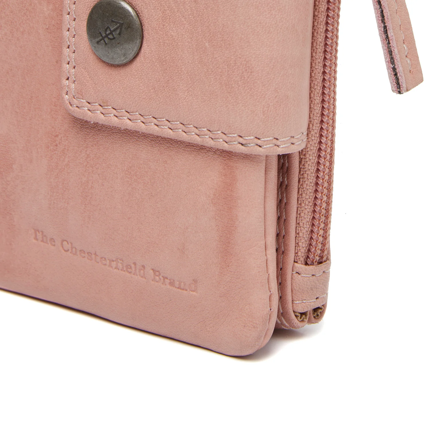 Leather Wallet Vintage Rose Mavona - Image 5