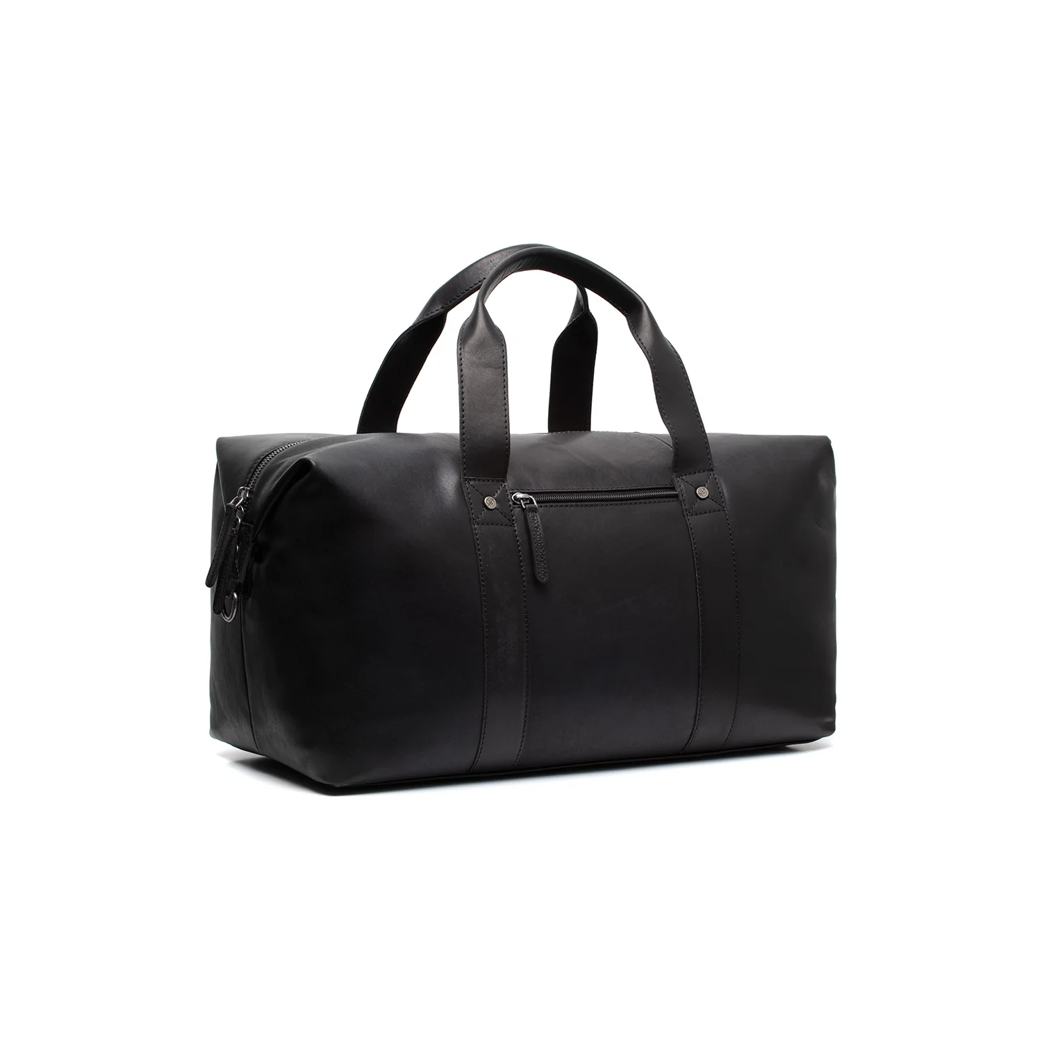 Leather Weekender Bag Black Conor - Image 8