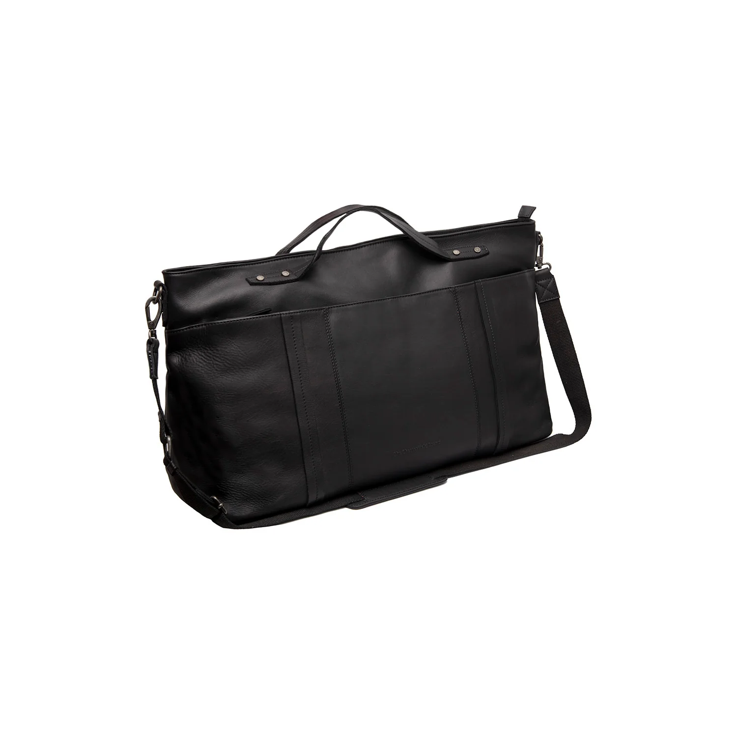 Leather Weekender Bag Black Mark