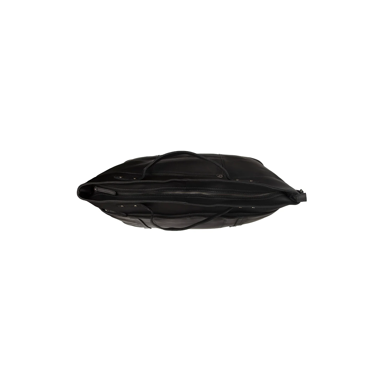 Leather Weekender Bag Black Mark - Image 4
