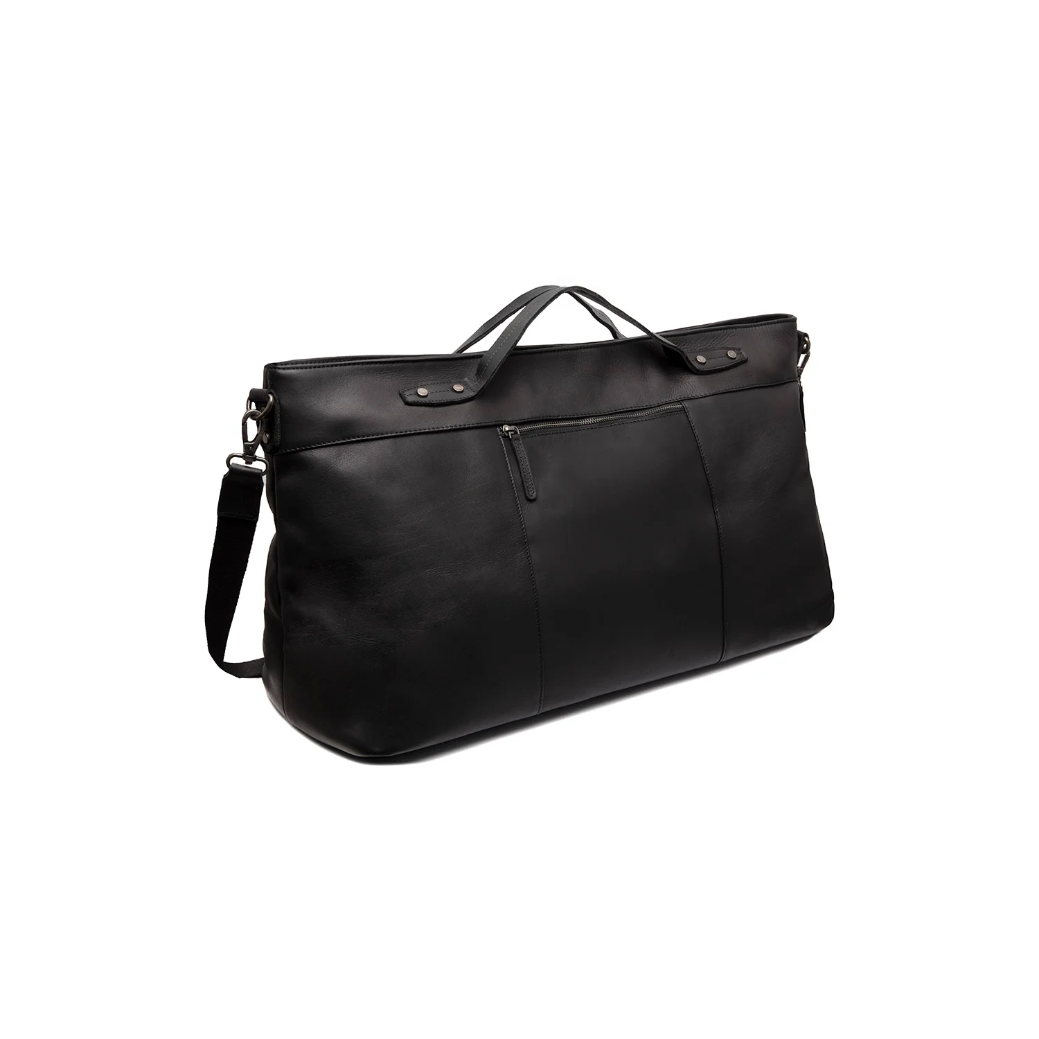 Leather Weekender Bag Black Mark - Image 8
