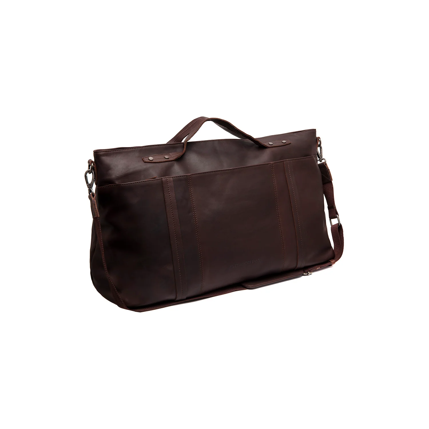 Leather Weekender Bag Brown Mark