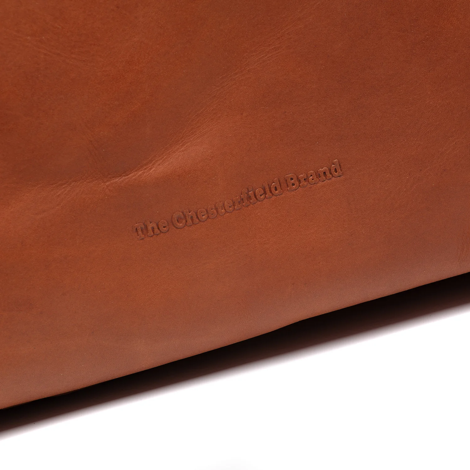 Leather Weekender Bag Cognac Mark - Image 6