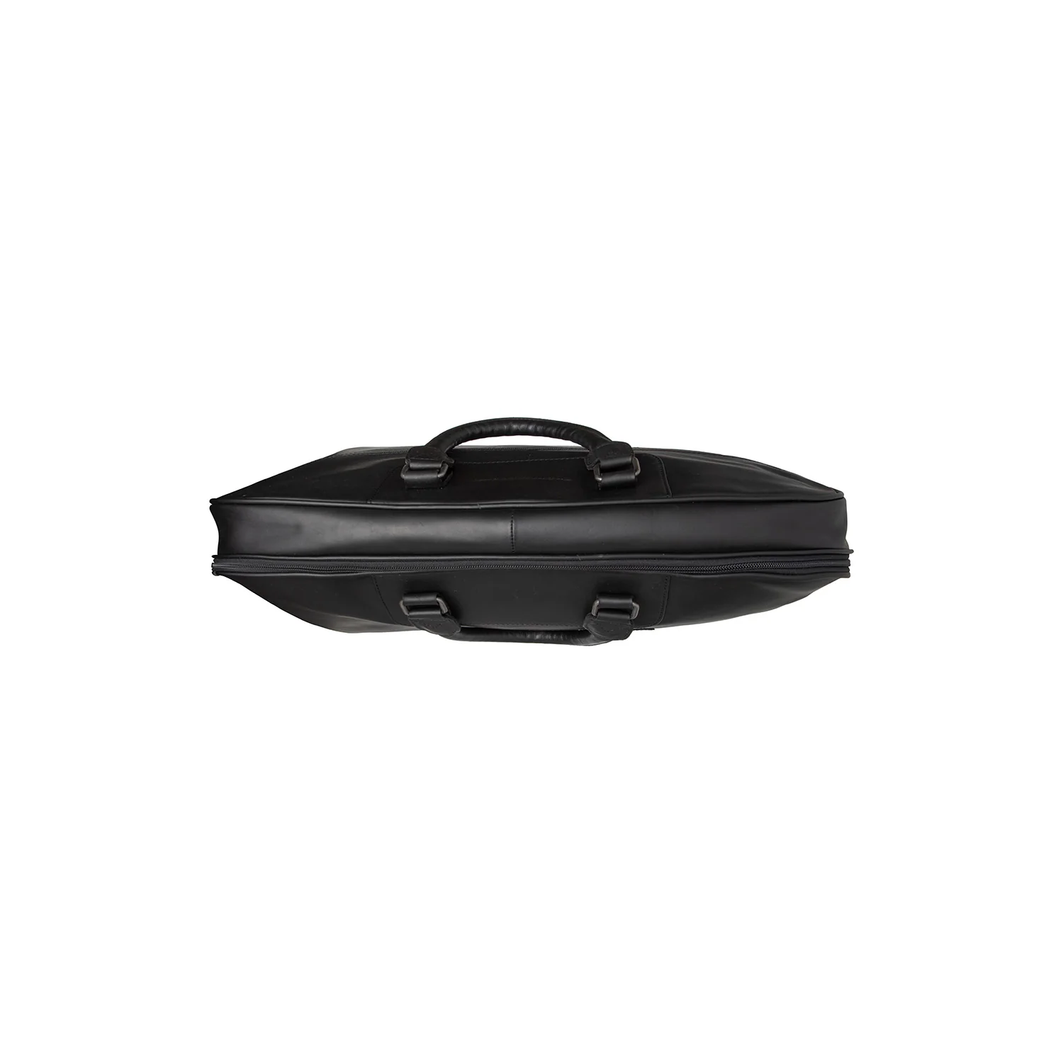 Leather Garment Bag Black Josh - Image 4