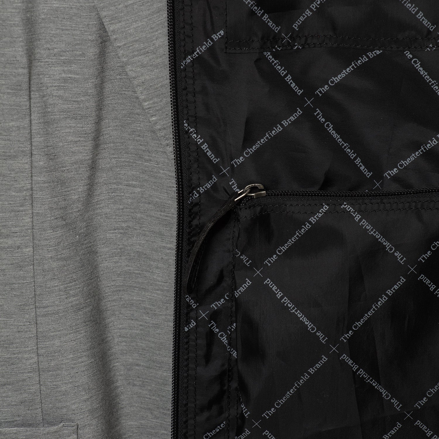 Leather Garment Bag Black Josh - Image 8