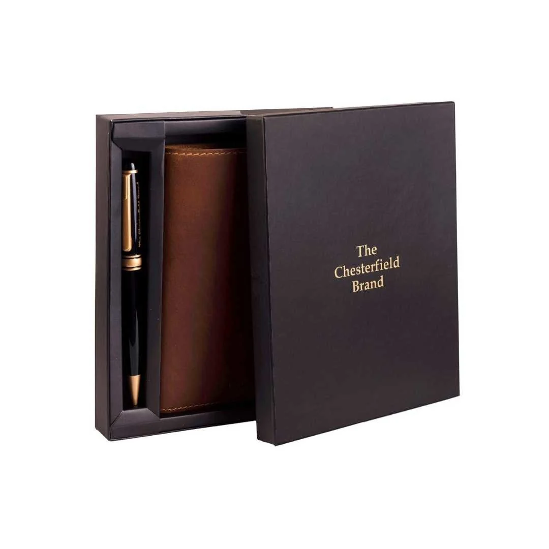 Giftset Leather Writing Case and Pen (Passport holder) - Image 4